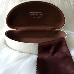 Coach oversized glasses case